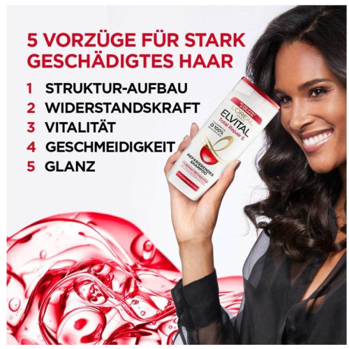 Шампунь для відновлення сильнопошкодженого волосся L'Oreal Paris Elvital Total Repair 5 300 мл Шампунь для відновлення сильнопошкодженого волосся L'Oreal Paris Elvital Total Repair 5 300 мл